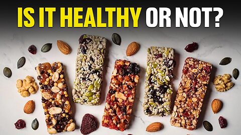 Are Energy Bars Actually Healthy? 🤔 #HealthMyths #EnergyBars #NutritionFacts #healthyOrNot