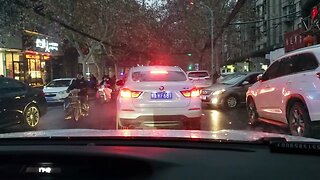 China Traffic rush hour