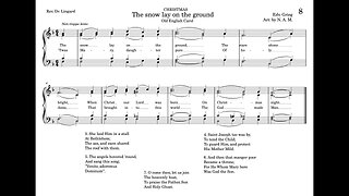 8. The snow lay on the ground (St. Gregory Hymnal)