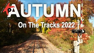 Autumn On The Tracks 2022 NY Fall Colors #kovaction #avata #mavic3