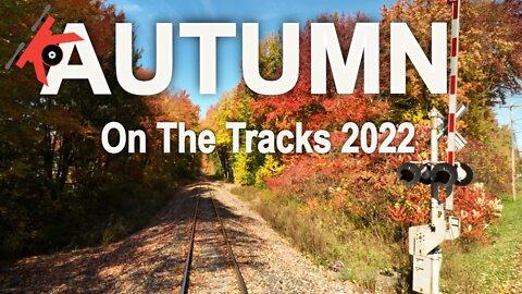 Autumn On The Tracks 2022 NY Fall Colors #kovaction #avata #mavic3