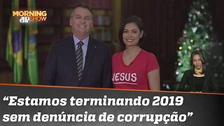 Bolsonaro diz que 2019 acaba sem “denúncia de corrupção”. Bancada avalia o primeiro ano do governo