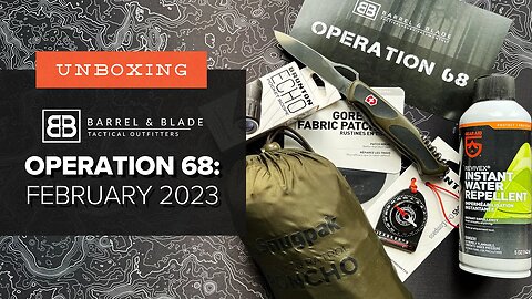 Finally a Victorinox! - Unboxing Barrel & Blade - Operation 68 (Level 2 - Feb 2023)