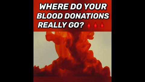 Where does your Blood Really Go? BLOOD BUSINESS 🩸