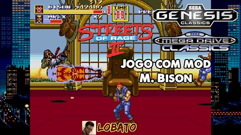 Streets of Rage II (com mod) - M. Bison