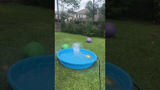 Water balloon slow motion