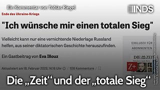 Die „Zeit“ und der „totale Sieg“ | Tobias Riegel | NDS-Podcast