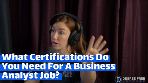 What Certifications Do You Need For A Business Analyst Job