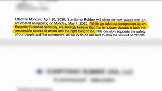 Sumitomo Dunlop closing Tonawanda plant for 2 weeks for COVID-19 precautions