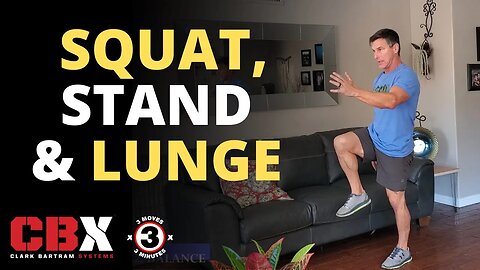 Squat, Stand and Lunge | Workout | Coaching with Clark