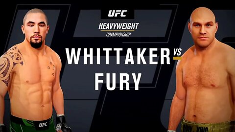 EA Sports UFC 4 Gameplay Tyson Fury vs Robert Whittaker