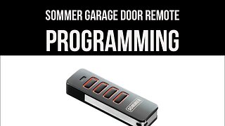 Sommer Garage door remote programming for multiple doors