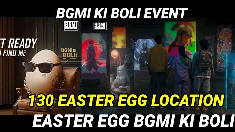 130 Mystery Easter eggs in BGMI KI BOLI | EASTER Egg Hunt BGMI | EASTER EGG IN BGMI KI BOLI