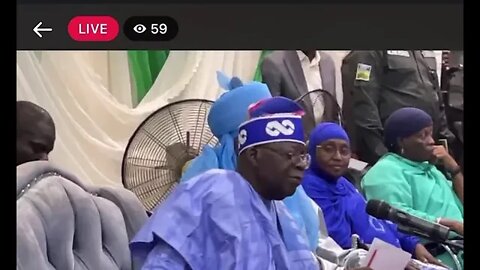 The moment they gave Tinubu the question and answer YET he couldn’t deliver it as written for him