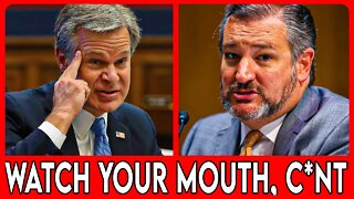 Ted Cruz RAGES After Wray Calls him out