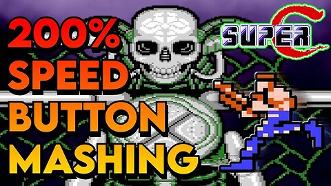 Super C nes 200% speed challenge area 7