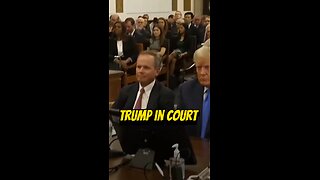 Trump in court