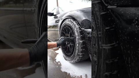 BMW E46 M3 Wheel Cleaning #shorts #detailing #bmw