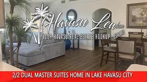 Lake Havasu Home For Sale 1316 Mohican Dr MLS 1023505