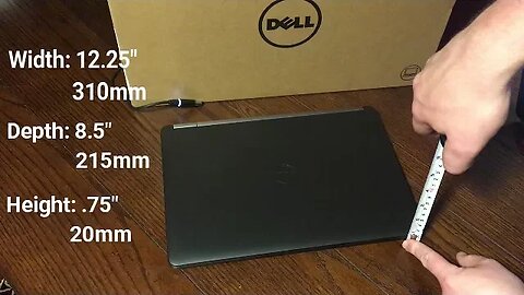 Unboxing Dell Lattitude E7270 12.5 Business Class Ultrabook Laptop