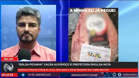 “Bolsa picanha” causa alvoroço e prefeitura divulga nota