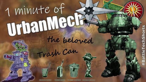 BATTLETECH #Shorts - UrbanMech, the beloved Trash Can