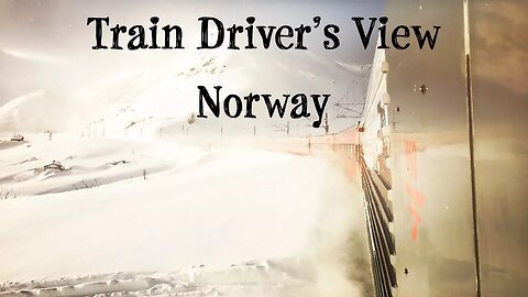 TRAIN DRIVER'S VIEW: Winter Wonderland on the Bergen Line