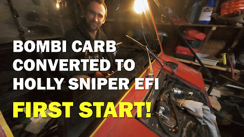 Bombi Conversion to Holly EFI - First Start!