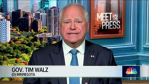 Minnesota Democrat Gov. Tim Walz Claims There's No Proof Joe Biden Is Influencing DOJ Investigations