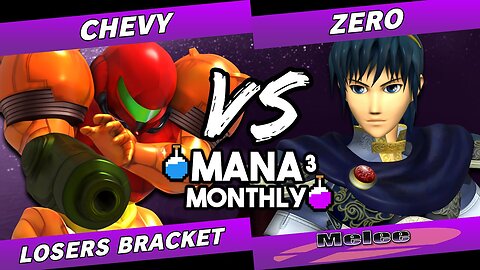 Mana Monthly 3 - Chevy (Samus) vs ZeRo (Marth) Smash Melee Tournament