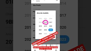 MOBIZAPP -CARRO COM IDADE MÁXIMA DE 8 ANOS?