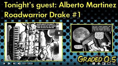 Graded Point LIVE: Roadwarrior Drake Creator Alazmat Comics Joins Us Tonight!