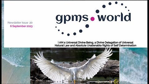GPMS.WORLD Newsletter September 6, 2023