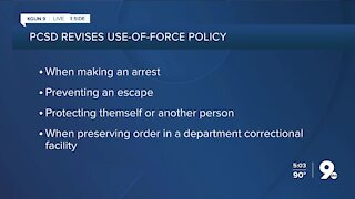 Pima County Sheriff's Department revises use-of-force policy