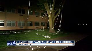 New Berlin West High school vandalized overnight