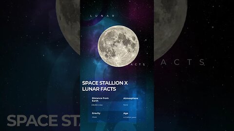 Space Stallion X Lunar Facts - Coming Soon💥🚀 #shorts #spacestallionx
