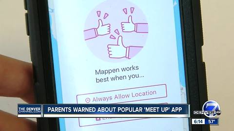 Parents warned about popular meet up app Mappen