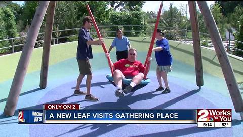 A New Leaf clients explore The Gathering Place