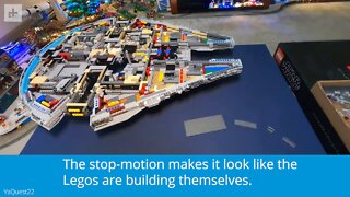 Epic Lego Millennium Falcon Build