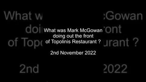 WA Premier Mark McGowan loitering around Topolinis Restaurant