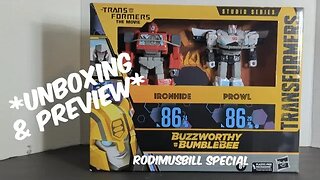 Studio Series 86 Ironhide & Prowl "Death Scene" Figures - Unboxing & Preview - Rodimusbill Review