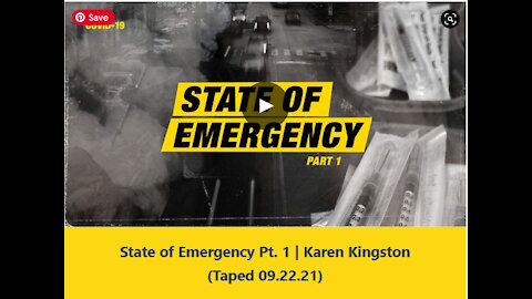 JoniTableTalk State of Emergency Karen Kingston Part 1 Interview 092221