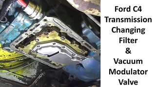 1965 Mustang - Changing the Transmission Filter and Vacuum Modulator Valve C4