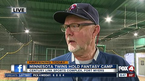 The Minnesota Twins hold 2019 fantasy camp in Fort Myers