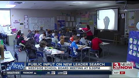 Westside School Board hosts open meeting on superintendent search