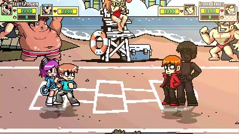 Scott Pilgrim & Ramona Flowers VS Gideon Graves & Klye & Ken I Scott Pilgrim VS The World