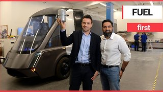 Green guru dubbed ‘Scotland’s Elon Musk’ has unveiled first hydrogen-powered van