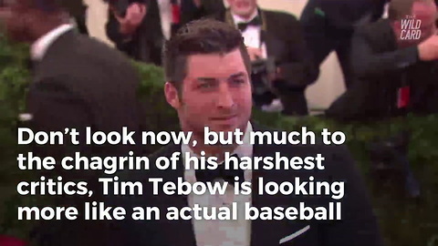 Tim Tebow's Baseball Critics Are Suddenly Not Laughing Anymore
