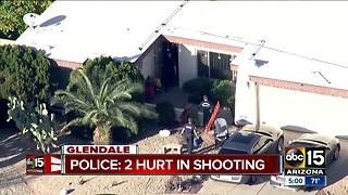 Two people shot at Glendale home