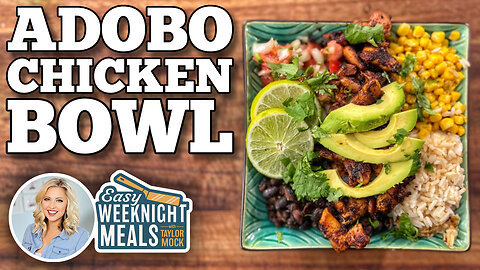 Easy Weeknight Meal: Adobo Chicken Bowl | Blackstone Griddles